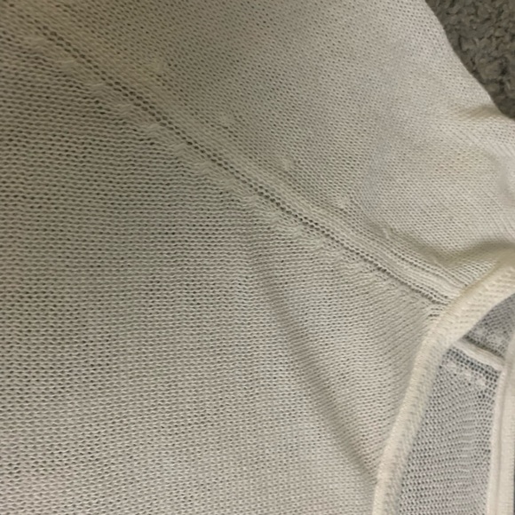 Old Navy- Size Large-Ivory knitted sweater blouse - Picture 3 of 4